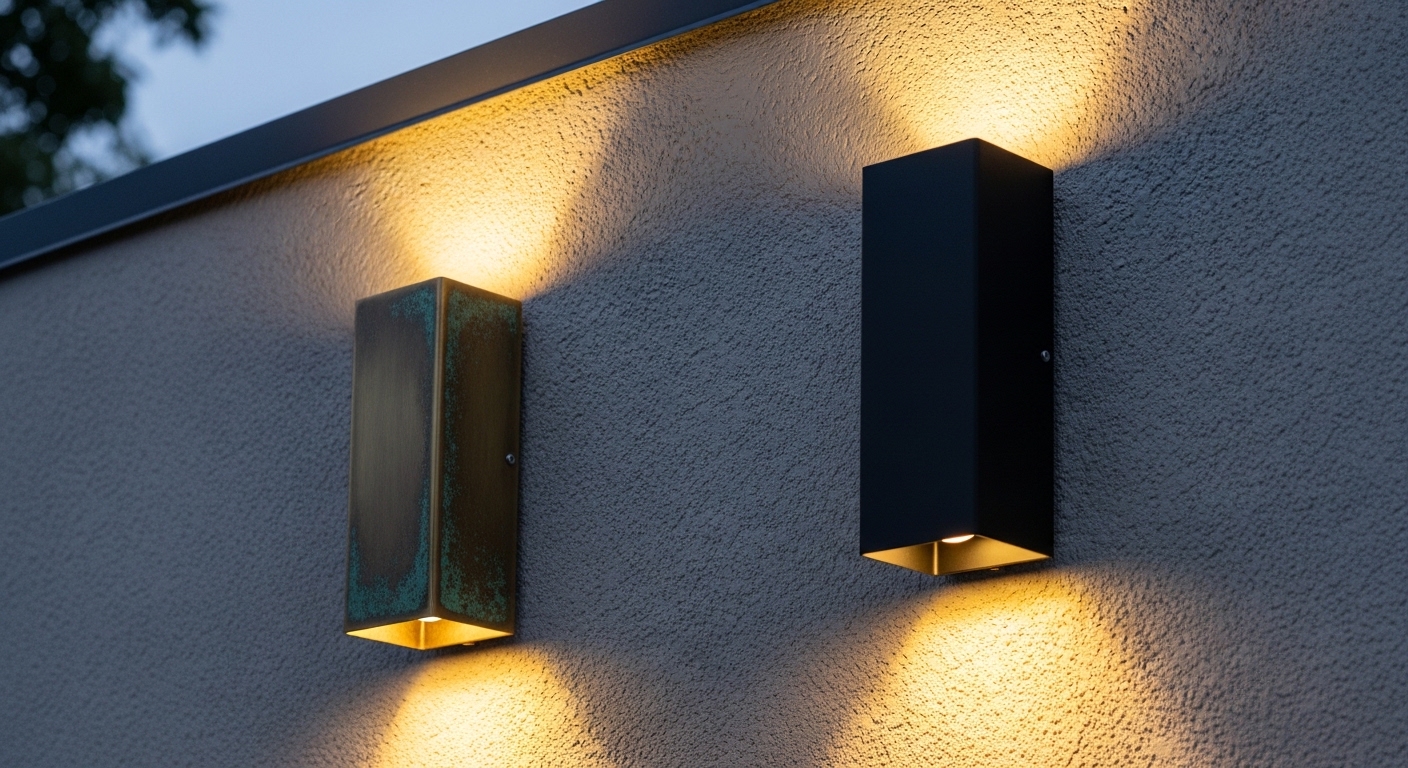 Brass vs. Black Outdoor Lighting: Which Weathers Better?