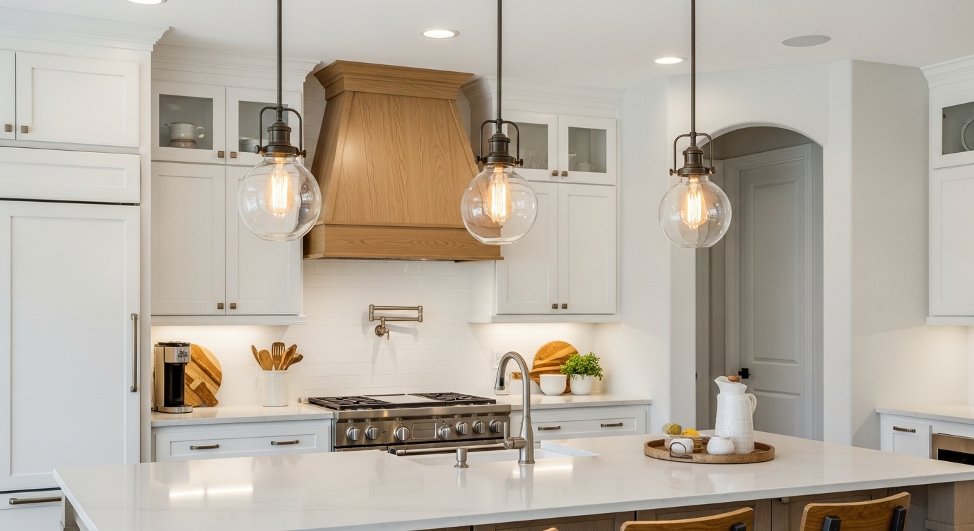 How to Choose a Pendant Light for Your Kitchen Island